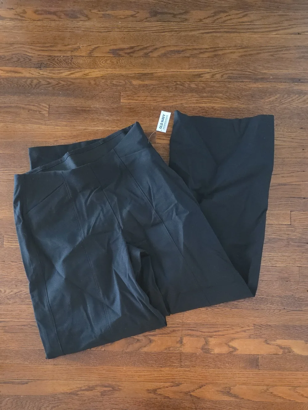 Old Navy Black Pixie Wide Leg Pants (Tall)